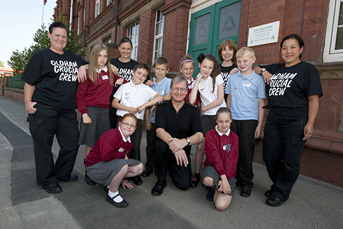 Crucial Crew - pupils and police from Oldham
