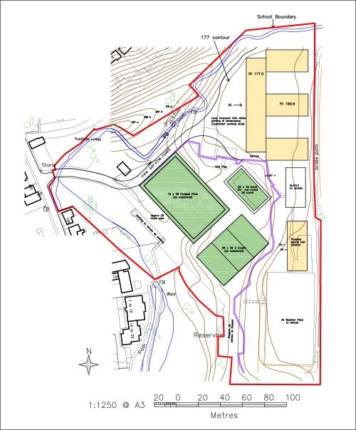 Plans for the new school in Uppermill submitted to OMBC and the EFA