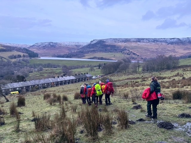 Oldham Mountain Rescue assists injured walker on Valentine’s Day